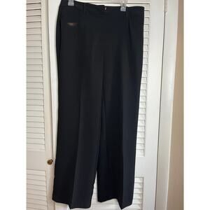 Chico's‎ Wide Leg Dress pants size 1 (8( High rise flat front belt loops